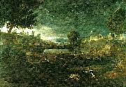 Nicolas Poussin landscape with pyramus and thisbe Sweden oil painting artist
